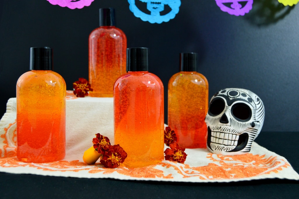 Day of the dead inspired hand and body wash