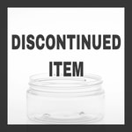 8 Ounce Low Profile Ultra Clear Plastic Jars (DISC)