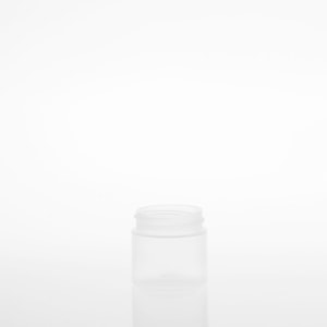 1oz Natural Cylinder Plastic Jars