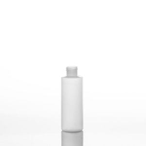 4 oz Natural Cylinder Plastic Bottles