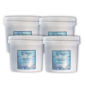 Hyaluronic Acid Gel Cream Base | 4 Pack 8lb Gallon