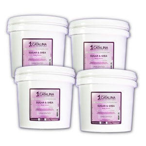 Sugar & Shea Body Polish Base | 4 Pack 10lb Gallons