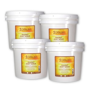 Walnut Body Scrub Base | 4 Pack 8lb Gallons