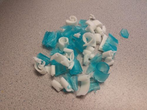 Store the soap shavings in a cool and dry place.