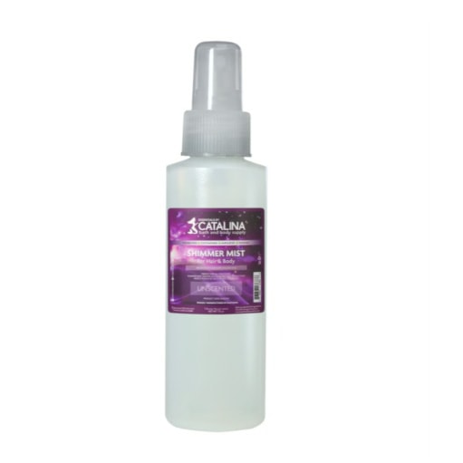 Glitter spray base for the hair and body 