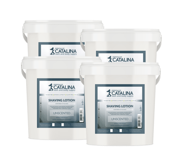 Shaving Lotion Base | 4 Pack 8lb Gallons