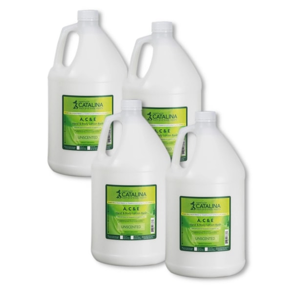 A, C, & E Lotion Base | 4 Pack 8lb Gallons