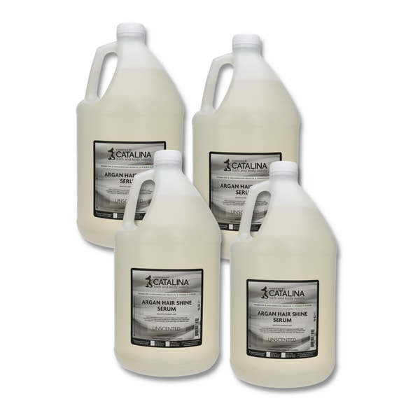Argan Hair Shine Serum Base | 4 Pack 8lb Gallons