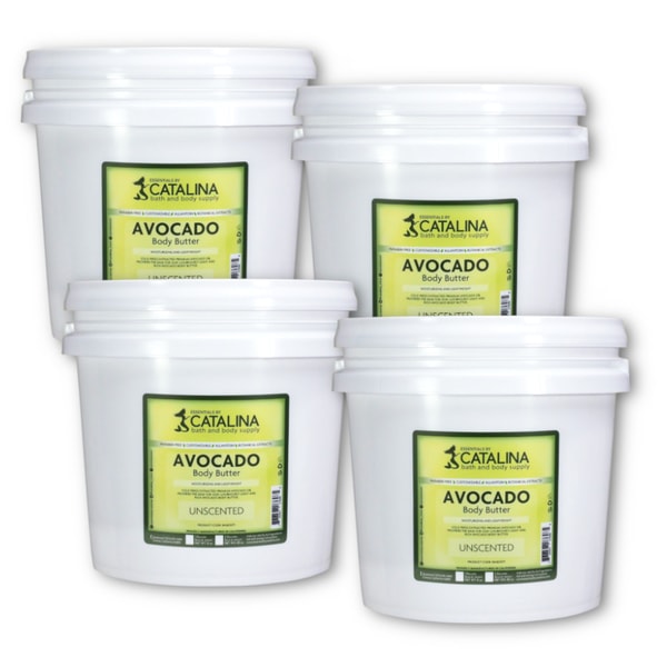 Avocado Body Butter Base | 4 Pack 8lb Gallons