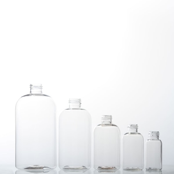 Ultra Clear Boston Plastic Bottles