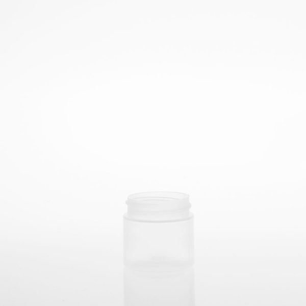 1oz Natural Cylinder Plastic Jars
