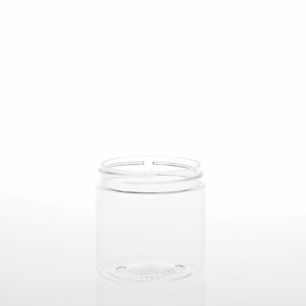 4oz Ultra Clear Cylinder Plastic Jars