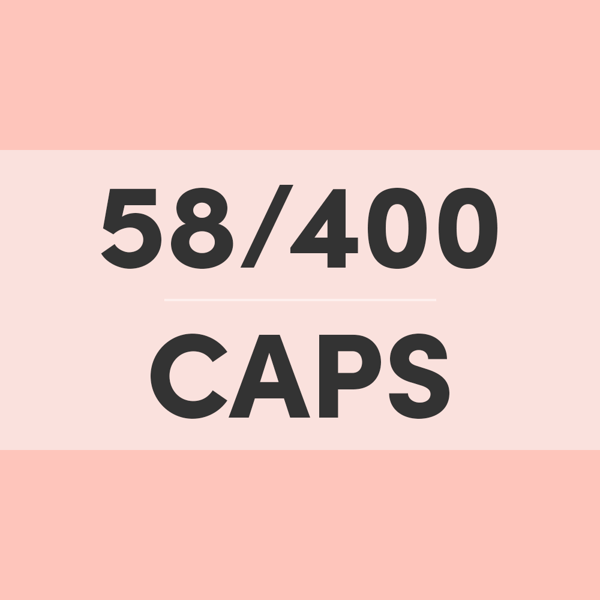 58/400 Caps (DISC)