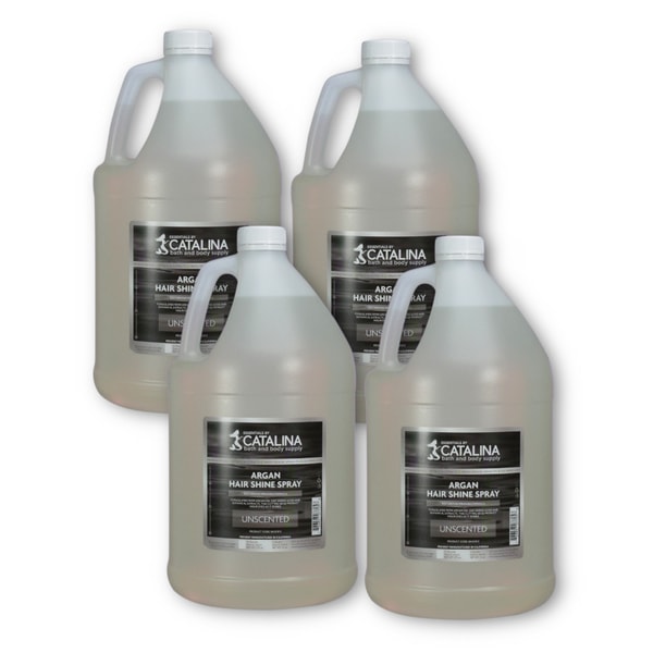 Argan Hair Shine Spray Base | 4 Pack 7.5lb Gallons