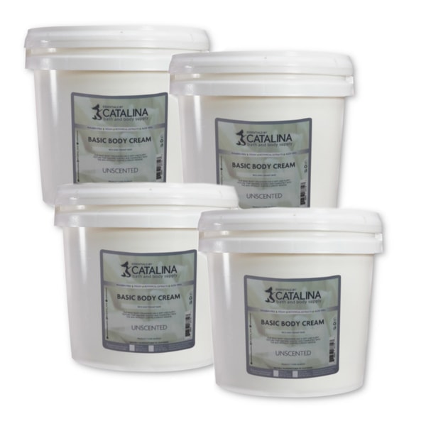 Basic Body Cream Base | 4 Pack 8lb Gallons