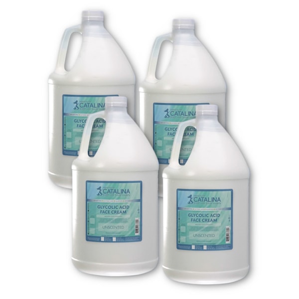 Glycolic Acid Face Cream Base | 4 Pack 8lb Gallons