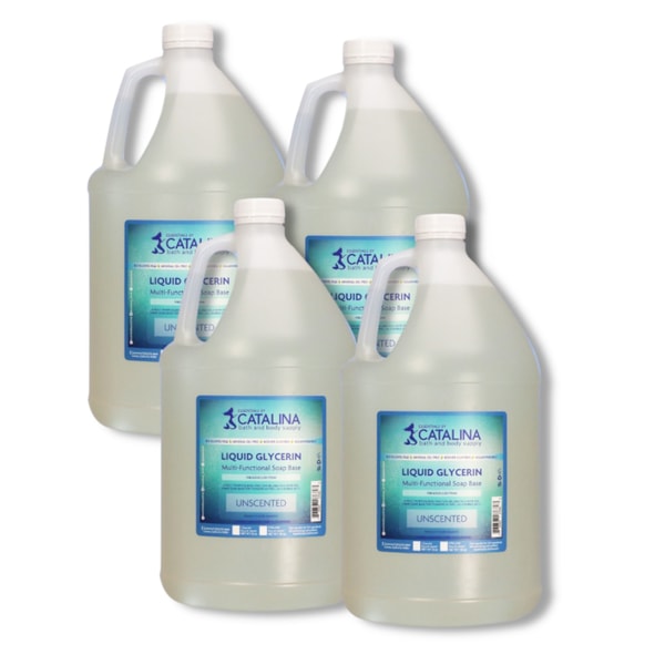 Multi Function Liquid Glycerin Base | 4 Pack 8lb Gallons
