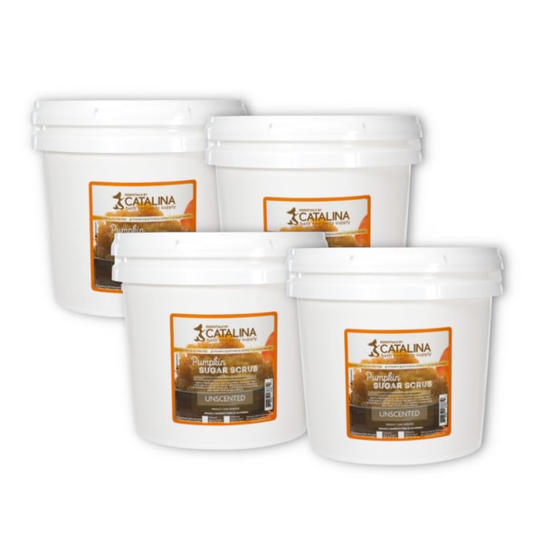 Pumpkin Sugar Scrub Base | 4 Pack 10lb Gallons