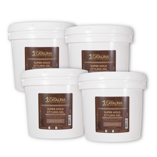 Super Hold Styling Gel Base | 4 Pack 8lb Gallons