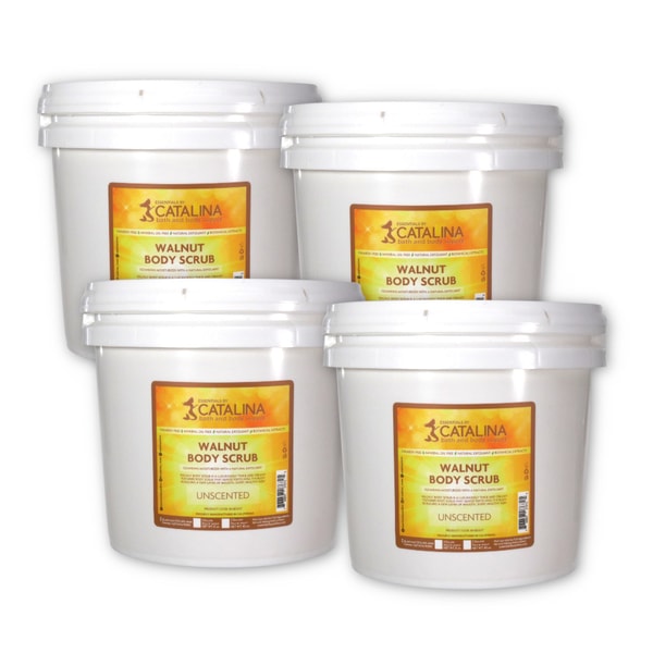 Walnut Body Scrub Base | 4 Pack 8lb Gallons