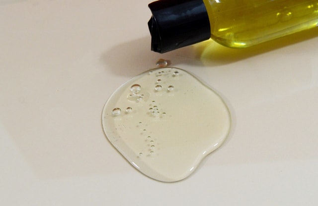 Body wash spilled
