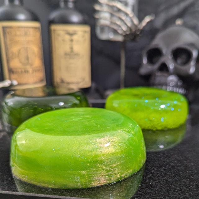 Spooky Jelly soap options