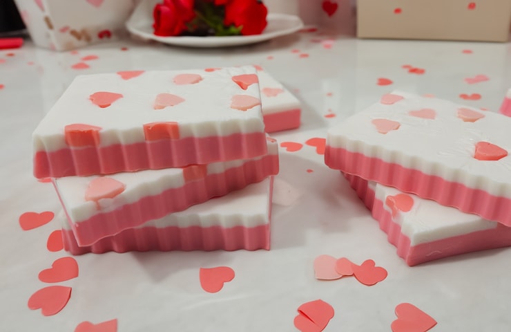 Valentine’s Day Soap Bars