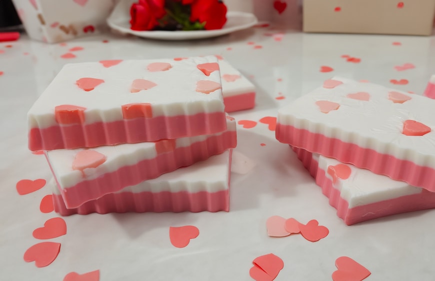 Valentine’s Day Soap Bars