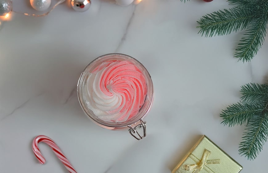 peppermint mocha whipped sugar scrub